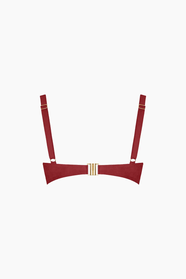 Héméra Terracotta Sienne Triangle Bikini Top