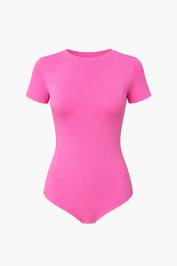 Body Gainant Manches Courtes Raglan Bubblegum