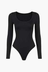 Body Manches Longues Sculptant Noir