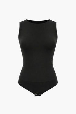 Body Sans Manche Sculptant Noir