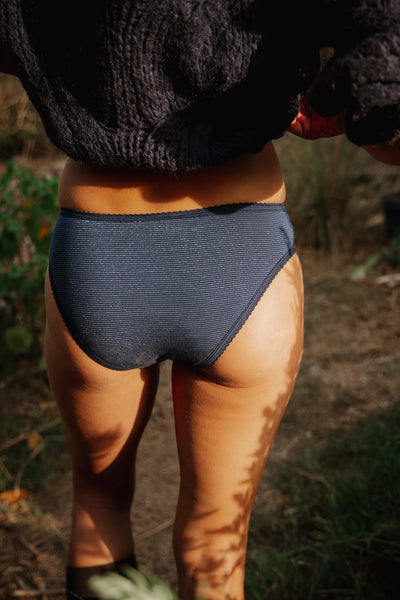 Gaïa Gestreepte Marine Slip