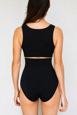 Culotte Taille Haute Gainante Noir