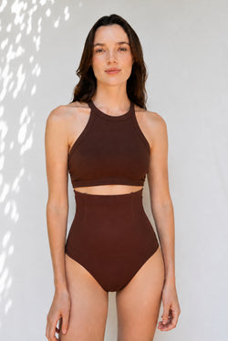 Culotte Taille Haute Gainante Noisette