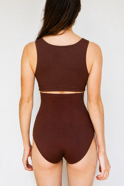 Culotte Taille Haute Gainante Noisette