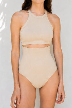 Culotte Taille Haute Gainante Sable