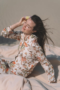 Ensemble Pyjama Daphne Ivory Bloom