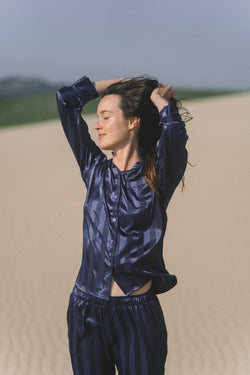 Ensemble Pyjama Francesca Bleu Marine
