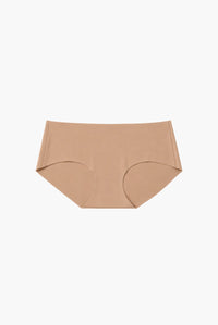 Shorty Sans Couture Plume Marron