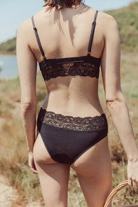 Anthéia Zwarte Tanga