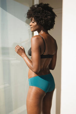 Shorty Héra Bleu Paon